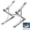 Laptop Tablet Adjustable Made of Aluminum Storage Bag 1pcs Stand, Stand, Stand, Foldable, Angle, Alloy, Silver, Included,