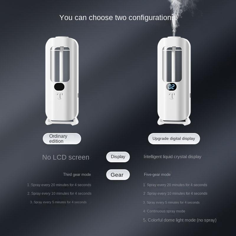 Настенный настольный аппарат для ароматерапии, увлажнитель воздуха с эфирными маслами, 5 режимов работы, ЖК-дисплей, зарядка через USB, аромадиффузор