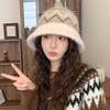 Jacquard Wool Hat Women's Autumn and Winter Cold-proof Fashion Casual Warm Basin Hat Bucket Hat