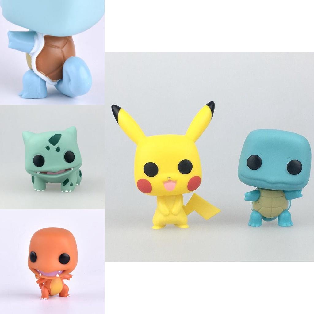 Authentic Pop Pokemon Action Figure Pikachu Bulbasaur Charmander Squirtle For Kids