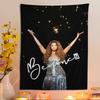 Beyonce Super Singer Anime Tapestry Indian Buddha Wall Decoration Witchcraft Bohemian Hippie Wall Hanging Sheets