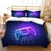 Комплект постельного белья с 3D геймерским принтом, удобное одеяло, пододеяльник, студенческая кровать в общежитии, пододеяльник из полиэстера
