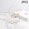 1 Pair Clear Acrylic Bookends Non-Skid Book End For School Library And Desktop Organizer, Acrylic Book Ends For Book Shelves