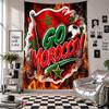 Morocco Football Wall Tapestry Home Decor Wall Hanging Cloth for Bedroom Living Room Background