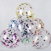 10/20/50 Pcs Colorful Confetti Balloons 12 Inch Transparent Sequin Balloons Wedding Birthday Balloons Festival Decoration Ballon 5