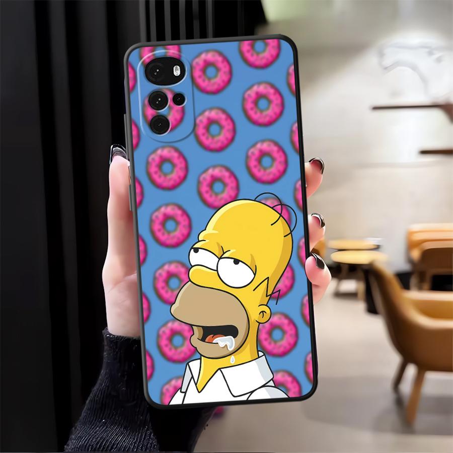 Чехол для телефона S-simpsons Donut для Moto S30 Pro Edge 20 30 X30 Pro