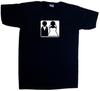 Wedding Bride Groom V-Neck T-Shirt