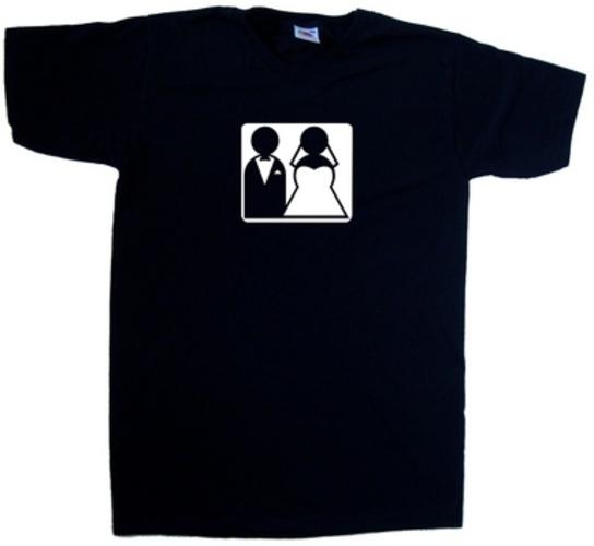 Wedding Bride Groom V-Neck T-Shirt