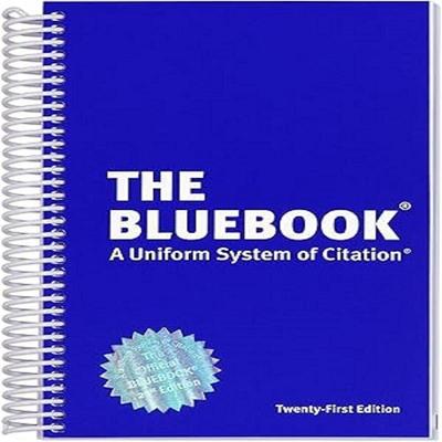 The Bluebook A Uniform System of Citation Переплет на пружине