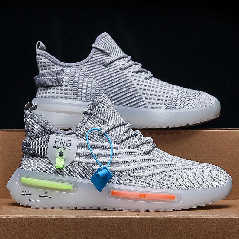 Мужская обувь большого размера для внешней торговли, летняя новинка 2025 года, дышащая сетчатая обувь-кокос, модная универсальная спортивная и повседневная обувь для мужчин