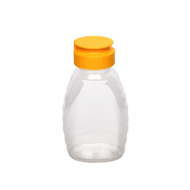 180ml Plastic Honey Squeeze Bottle portable Salad /Oil Dispensers Flip Cap Refillable Condiment Leak Proof Squeezable Bottle