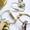 Unique DIY Craft Tools Whistle Ruler Pendant Key Ring Brass Keychain Jewelry Accessories