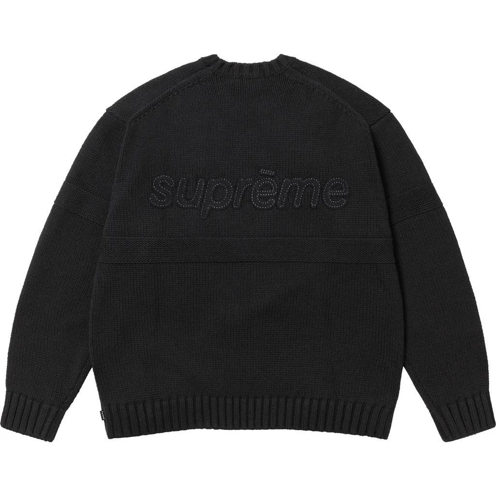 Supreme Tonal Applique Sweater SUP-SS25-145