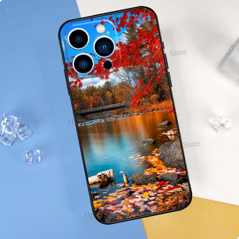 Красивый чехол для телефона Nature Forest Tree для iPhone 13 12 11 Pro Max mini SE 2020 X XR XS Max 7 8 Plus Cover Coque