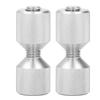 2pcs Flange Alignment Pin Anodize Aluminium 1‑1/8in Flange Double Hole Pins Set for 0.5 To 14in 150L