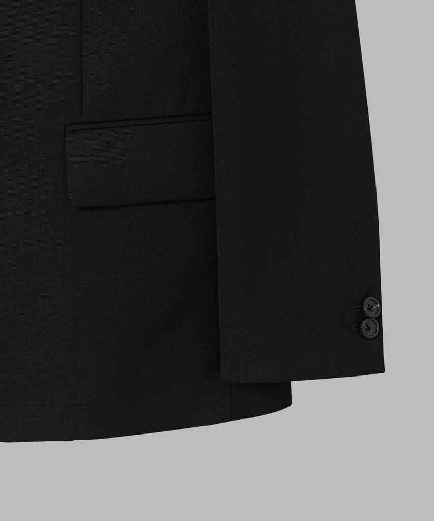 NONBLANK [Set Up] Wool Blend Canvas Loose Fit Setup_Black