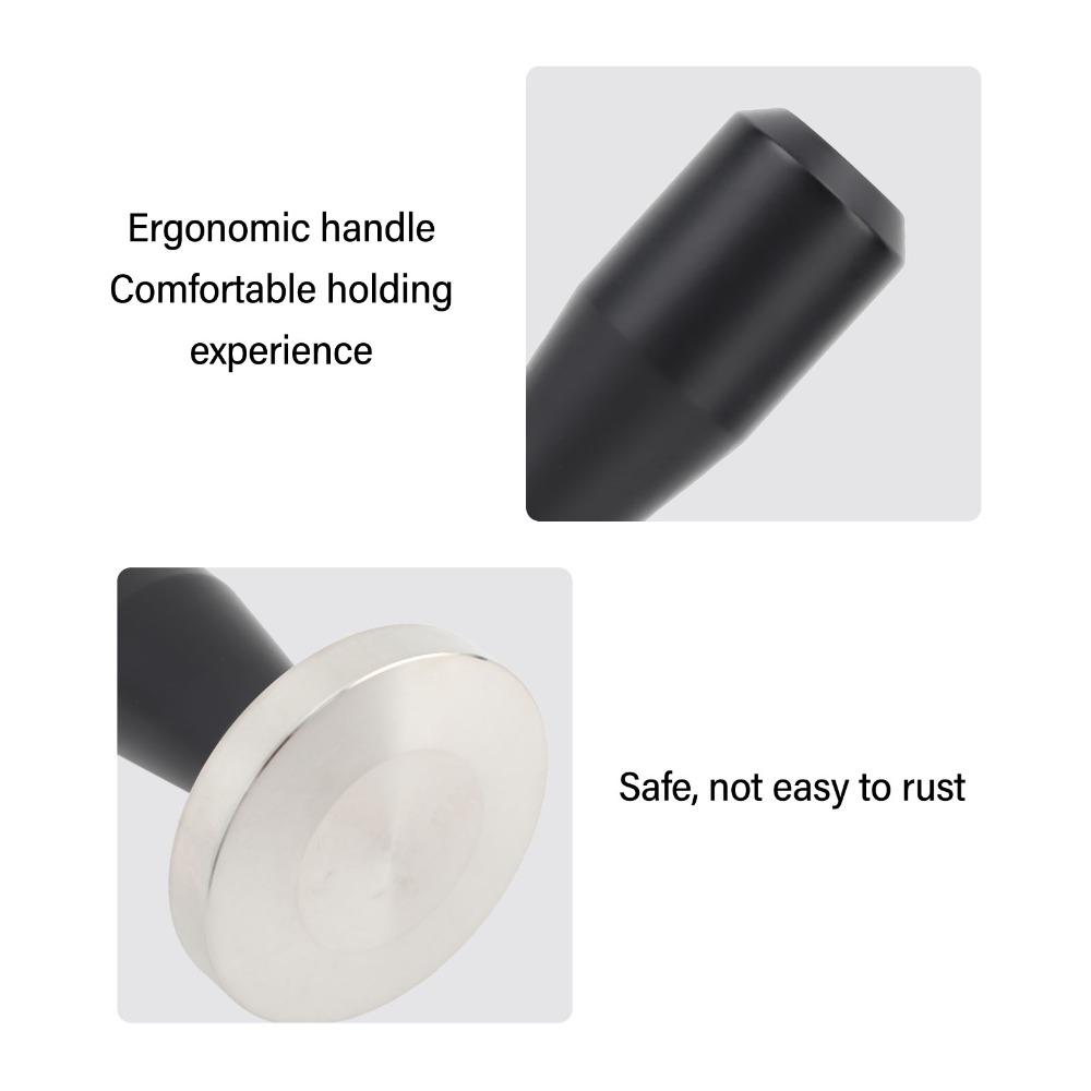Ergonomic Handle Coffee Press Tamper 58mm Diameter Coffee Hand Tamper  Coffee Shop