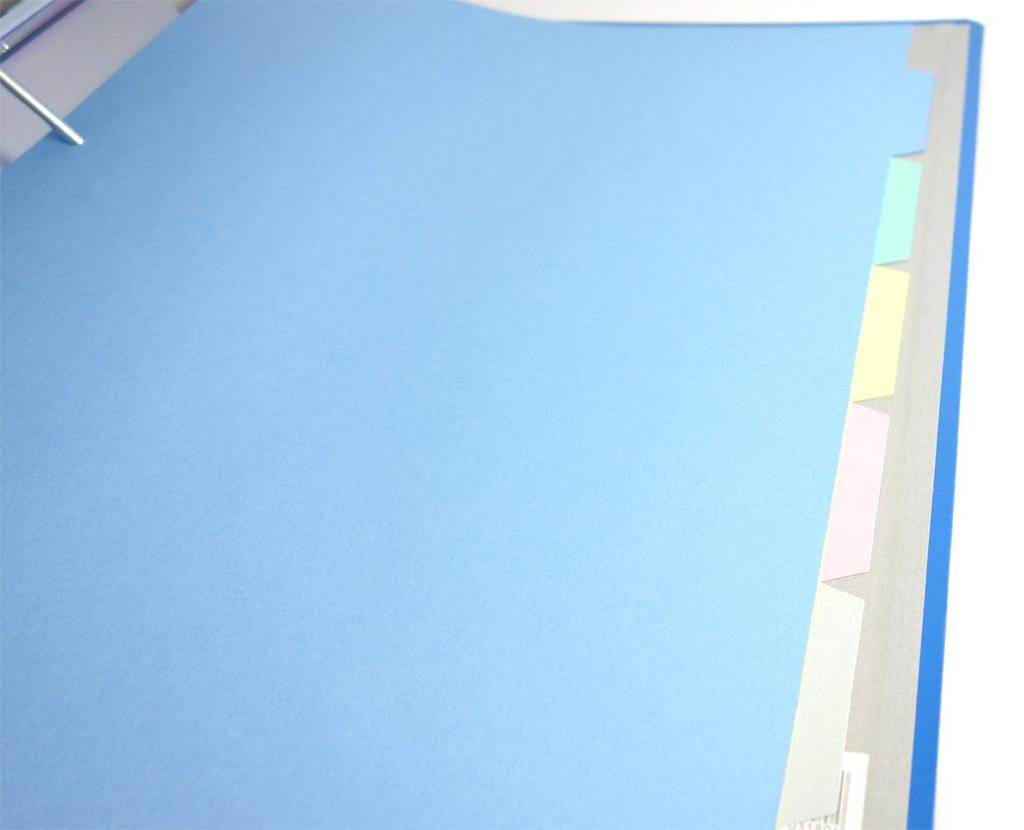 KOKUYO Tube File, Long Body Binding, 2-Hole, A3 Portrait, 40mm Binding, Holds 400 Sheets, Blue, F-613NB