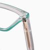 mimiyou TR90+Square Oversized Glasses Frame Women Spring Leg Cool Anti Blue Optical Men Eyeglasses Frame UV400 Computer Glasses