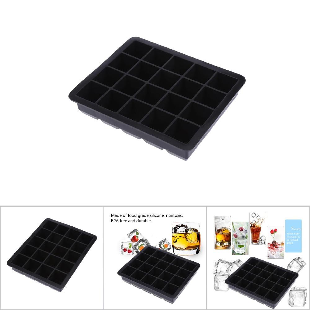 Easy Release Ice Cube Mold Flexible Ice Cube Container Silicone Ice Cube Tray For Freezing