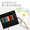 Tombow Color Pencil 36-Color Roll Case Set with Sharpener MJ-CRNQ36CQAAZ