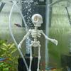 Plastic Dancing Skeleton Aquarium Ornament Movable Oxygen Skeleton  Aquariums Enthusiasts