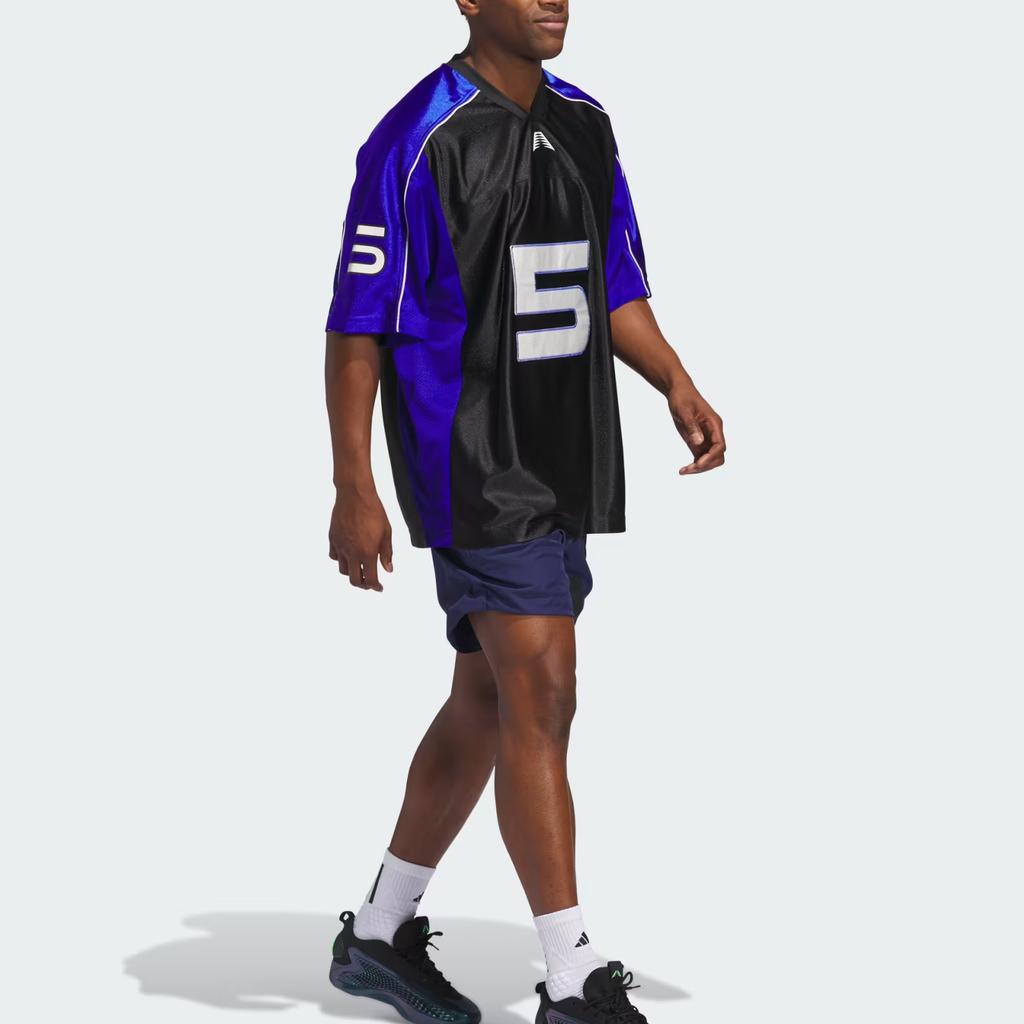 Adidas Ae короткий рукав джерси черный/прозрачно-синий мужской уличный стиль JC7849