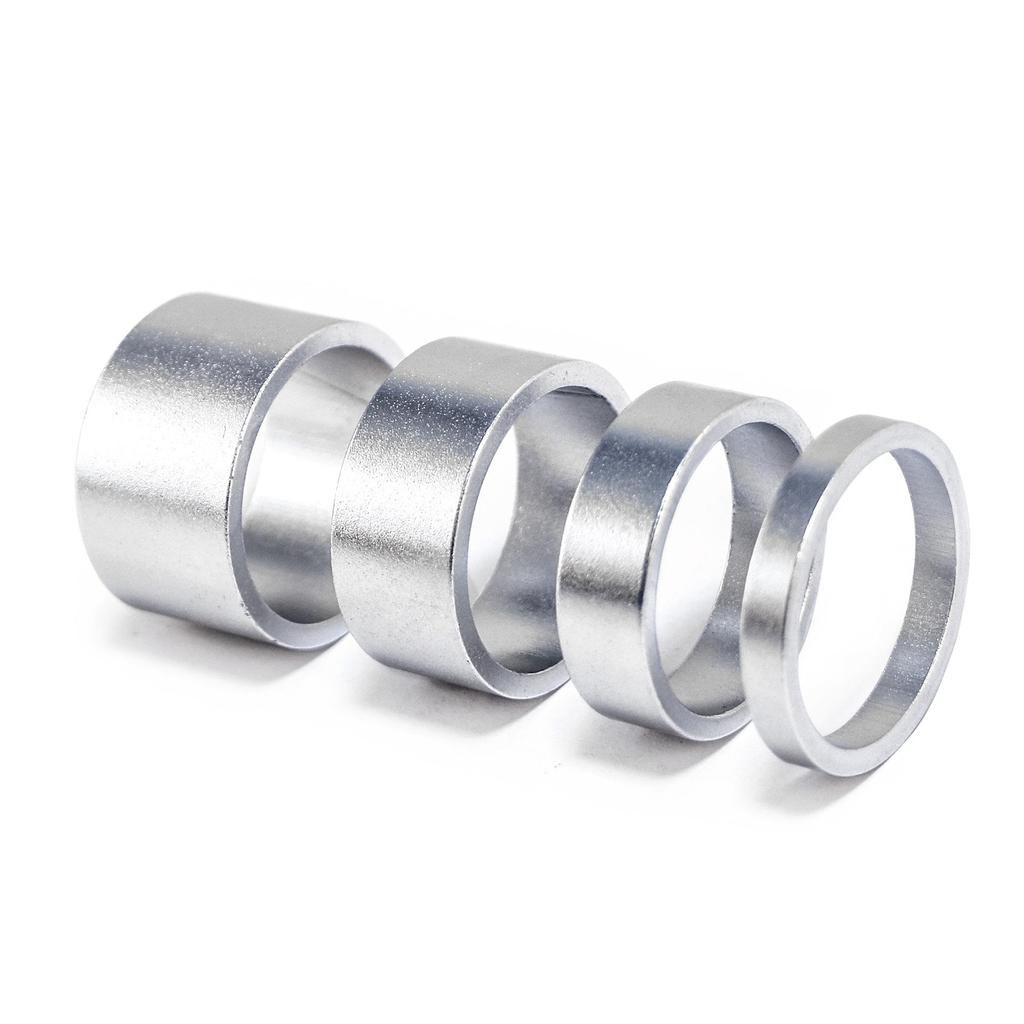 Комплект алюминиевых прокладок для передней вилки велосипеда — в комплект входят прокладки разных цветов и головки