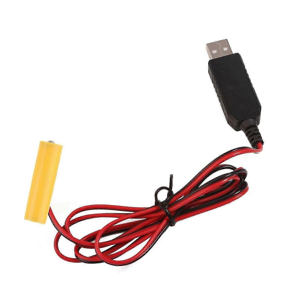 6V AA Battery Eliminators USB Power Supply Replace 4x 1.5V AA with Switches
