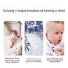4-in-1 Stroller Footmuff Baby Sleeping Bag, Detachable Foot Opening, 300g Thick Ultra-fine Fleece