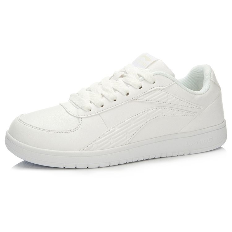 Li Ning Weiwu Ткань Синтетическая кожа Удобные нескользящие износостойкие легкие низкие кроссовки для скейтбординга унисекс ALCK065-1