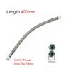 1Pcs 400mm Air Compressor Exhaust Tube with Air Pump Check Valve 14/16/19mm Intake Tube Stainless Steel Hose Connecting Pipe