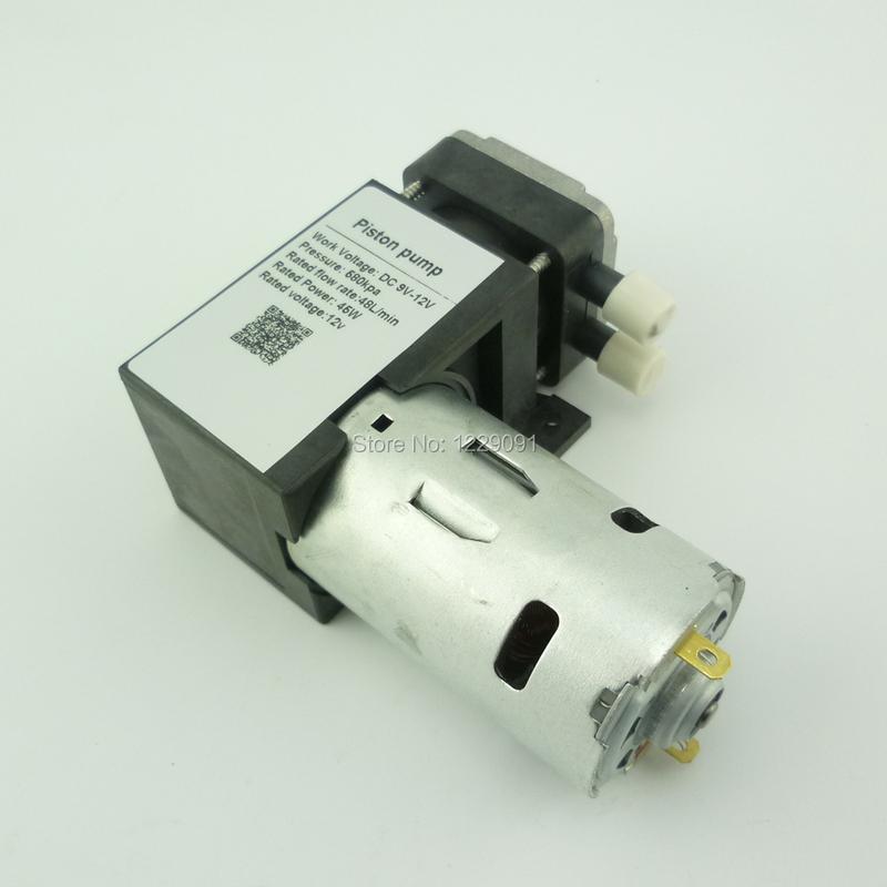 DC electric mini pressure air Pump 12v 24v 580kpa piston air compressor 48w