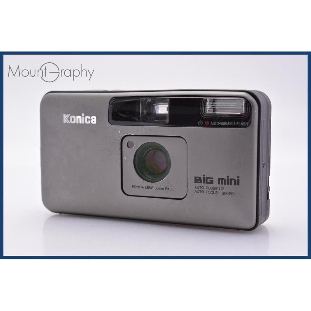 Used Konica BIG mini BM-201 35mm F3.5 Free included #yk9675