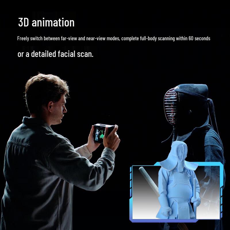 Revopoint Miraco Универсальный Профессиональный Портативный 3D-сканер Полного Цвета Вилка CN (адаптер в комплекте)