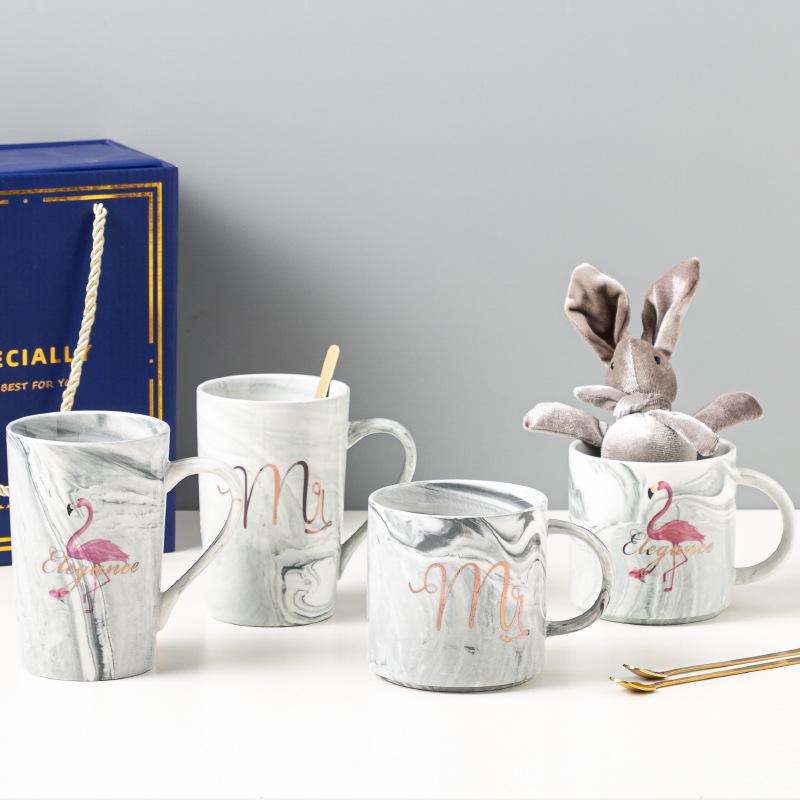 Elegant Bridal Ceramic Mug Set - Perfect Bridesmaid or Wedding Thank-You Gift