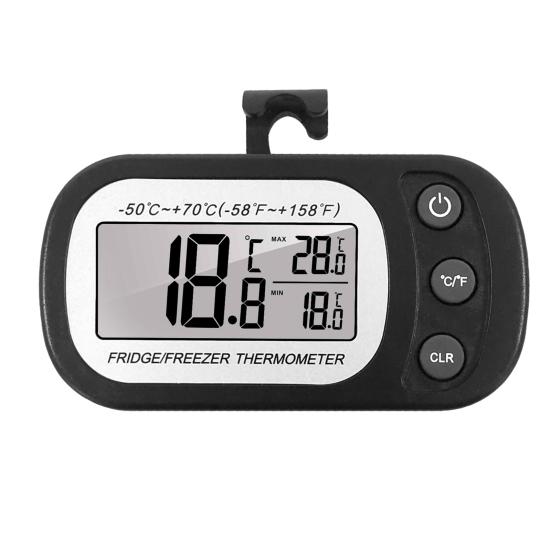 Цифровой термометр для холодильника, большой ЖК-дисплей, магнитный подвесной водонепроницаемый холодильник с морозильной камерой, электронный датчик температуры, кухонные гаджеты