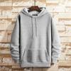 Толстовка свободного кроя Unisex Plus Velvet - весна/осень в корейском стиле, однотонная