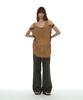 Partimento Woman Asymmetric Lace Trim Slip Dress_Beige