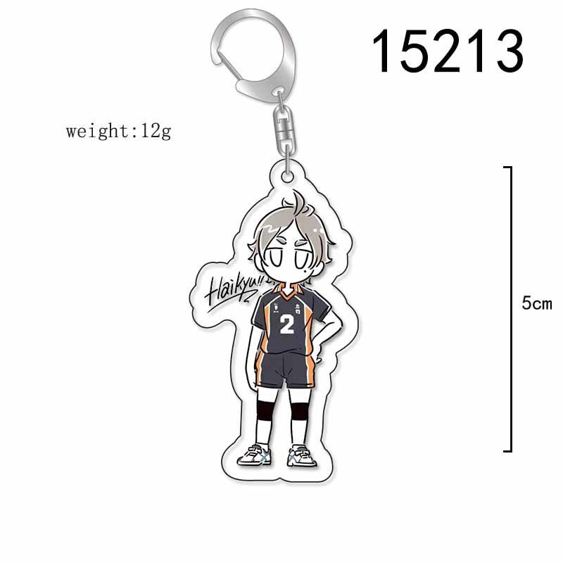 Аниме Shoyo Hinata Tobio Kageyama Daichi Sawamura Sugawara брелок для косплея, аксессуары, брелоки, подвеска, реквизит, рождественский подарок