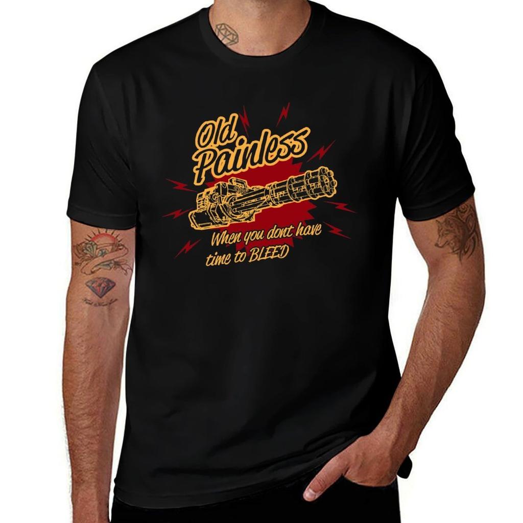 Old Painless When You Dont Have Time To Bleed Tshirt Essential Solid Color Tshirt
