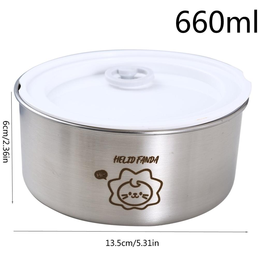 Контейнеры для пищевых продуктов из нержавеющей стали 304, герметичный контейнер для хранения продуктов в холодильнике, большая вместимость, для кухни