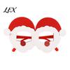 Funny Elk Snowman Snowflakes Spectacles Christmas Glasses Photo Booth Props, Felt Reindeer Santa Eyeglasses for Holiday Winter Party Favors