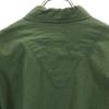 Euro Military vintage Long sleeve half button shirt khaki military Men's Used