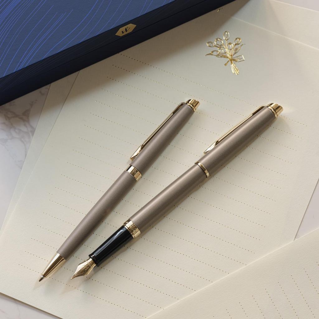 Waterman Metropolitan Essential Stone Gray GT Перьевая ручка Fine Подарочная Премиум Официальный продукт Номер 2217935 Ручка, Перо, В коробке, Качество, Импорт,