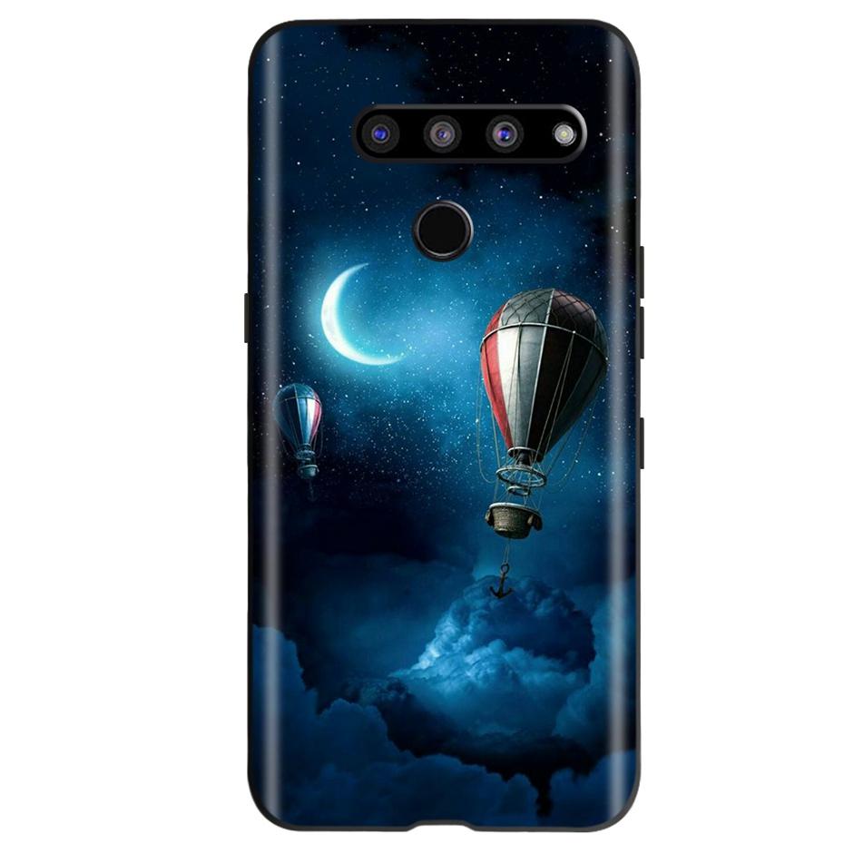 Чехол для LG V50 ThinQ 5G Модный узор Мягкий силиконовый ТПУ Чехол для телефона Для LG V50S ThinQ 5G V50 50S V500N V450 V510N Funda
