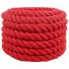Cotton Rope 36 mm 5 m Red 100percent  Cotton
