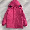 3-in-1 Detachable Winter Ski Jacket Kids Teens Waterproof Windproof Fleece-Lined Hooded Outdoor Coat