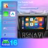 Android 16 pour Suzuki Swift 4 2011-2016 2017 Carplay Auto Radio de Voiture Multimédia GPS DSP Autoradio Stéréo Caméra 360° Snapdragon
