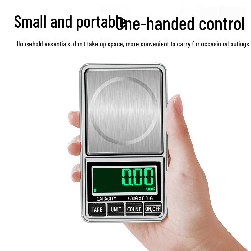USB Portable Jewelry Scale 0.01g Precision Palm Pocket Balance